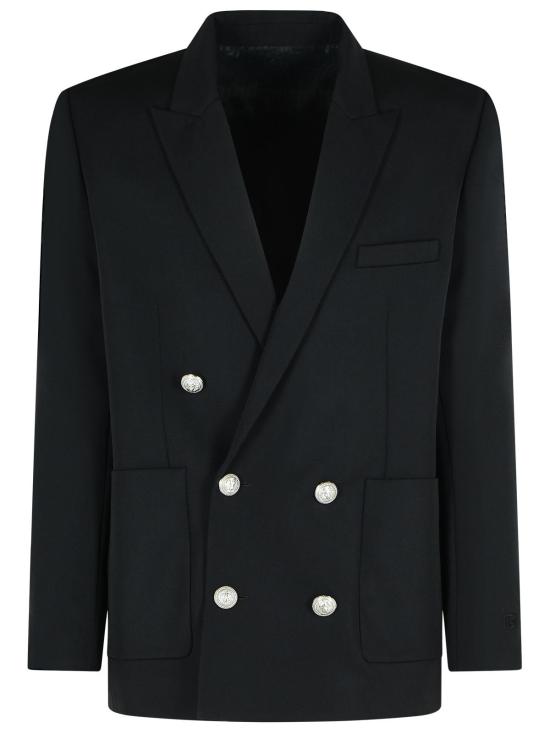 25FW 발망 수트 자켓 FH1SG160WC090PA Black