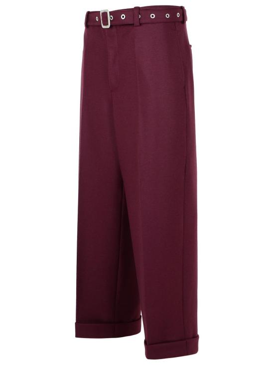 25FW 질샌더 스트레이트 팬츠 J22KA0297 J40045505 Bordeaux - JIL SANDER