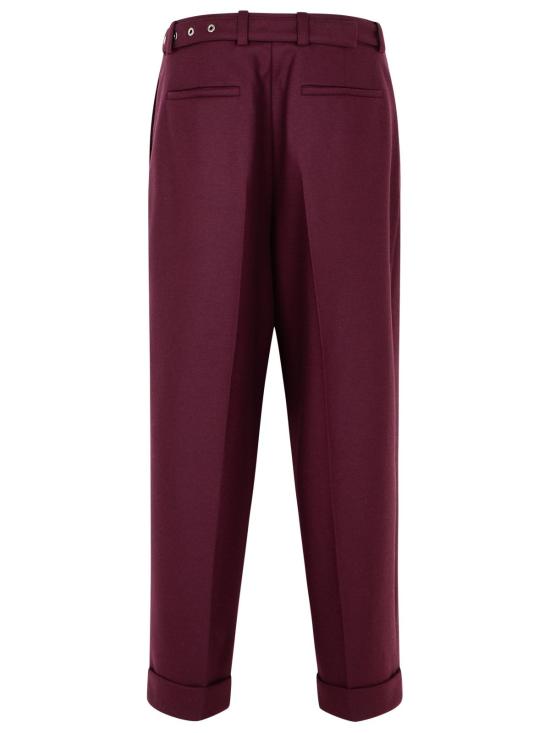 25FW 질샌더 스트레이트 팬츠 J22KA0297 J40045505 Bordeaux - JIL SANDER