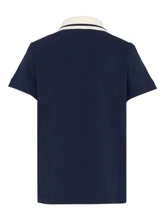 26SS [키즈] 펜디 폴로 셔츠 JMI496 7AJF0QG0 Blue - FENDI