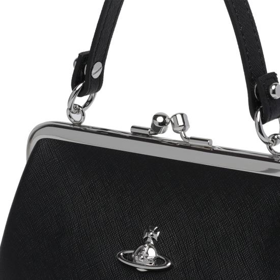 26SS 비비안웨스트우드 그레니 펄스 체인 크로스백 4B010007WS0021N401 Black - VIVIENNE WESTWOOD