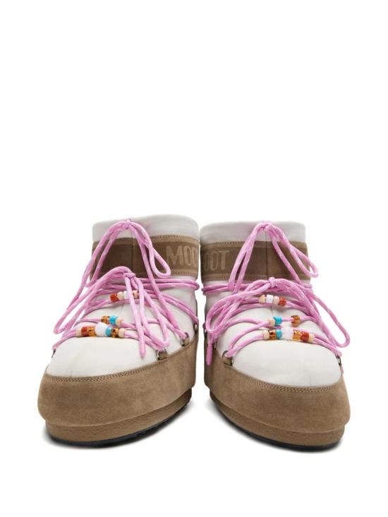 25FW 문부츠 아이콘 나일론 로우 부츠 80D1409730 BL43 Honey white - MOON BOOT