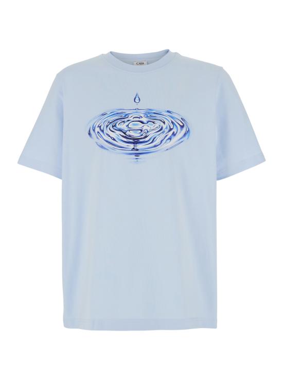 26SS 카사블랑카 반팔 티셔츠 MSP26JTS00105PALEBLUEJERSEY Light blue