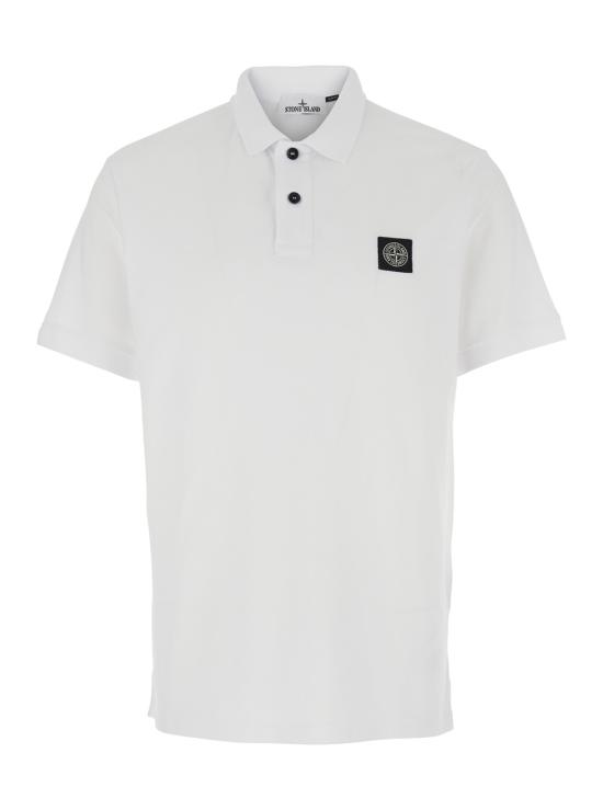 26SS 스톤 아일랜드 와펜패치 폴로 셔츠 L1S152200008S0017V1001 White