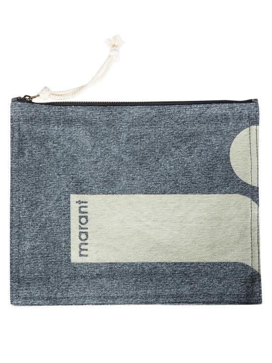 26SS 이자벨마랑 네티아 파우치 PO0046FBD1X07M02FK FADED BLACK DOM