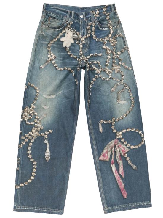 26SS 아크네 스튜디오 데님 팬츠 CK0135 AUZ Mid blue