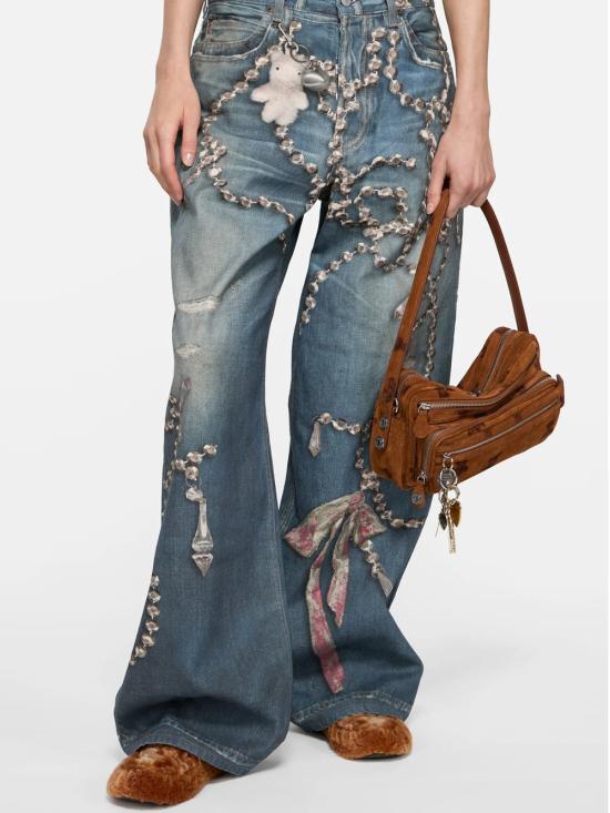 26SS 아크네 스튜디오 데님 팬츠 CK0135 AUZ Mid blue - ACNE STUDIOS