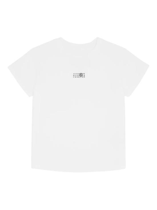 26SS MM6 메종마르지엘라 뉴메릭 코튼 저지 티셔츠 S52GC0327 M20170 101 White