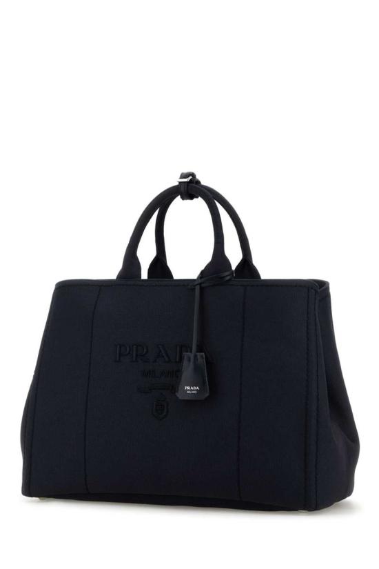 25FW 프라다 자르디니에르 엑스트라 라지 코튼 캔버스 토트백  2VG1312CYA F0216 BLUE - PRADA