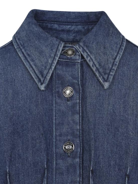 26SS 지방시 미디 원피스 BW22QS517B 420 Blue - GIVENCHY