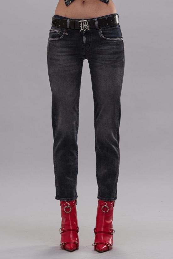  알13 데님 팬츠 R13 보이 스트레이트 진 블랙 - R13