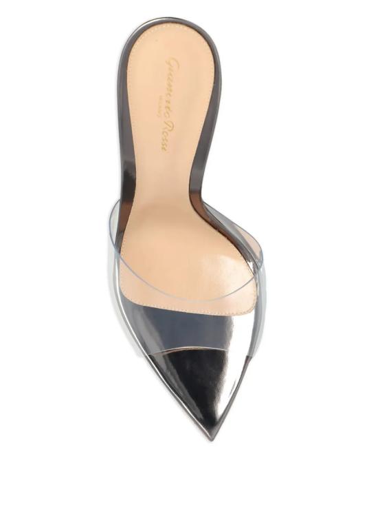 26SS 지안비토로시 뮬/슬리퍼 G1190015RICGME TRLD Silver - GIANVITO ROSSI