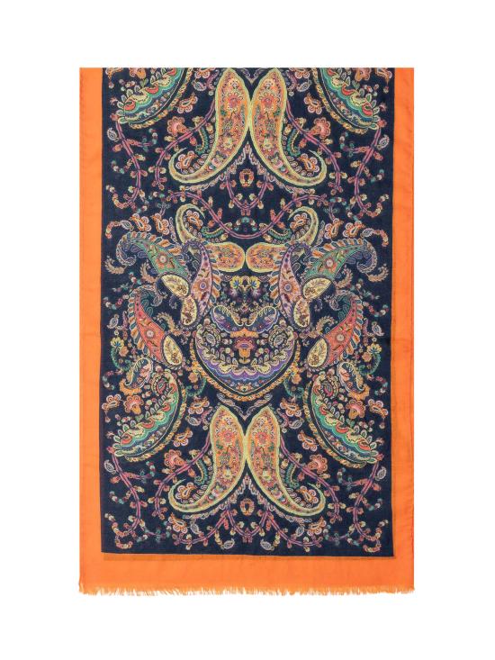 26SS 에트로 머플러/스카프 WATA0005AKD92 X0883 STAMPA FDO NERO - ETRO