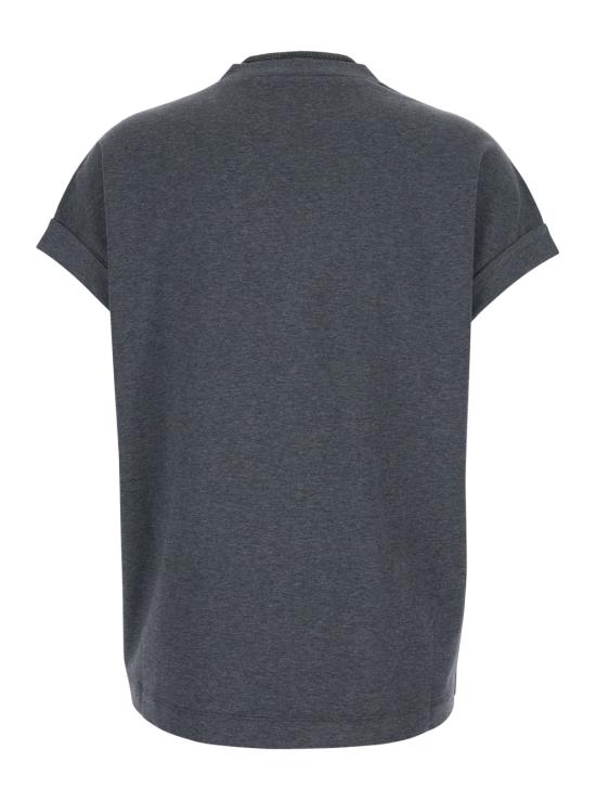 26SS 브루넬로 쿠치넬리 반팔 티셔츠 M0T18BD222CV563 Grey - BRUNELLO CUCINELLI