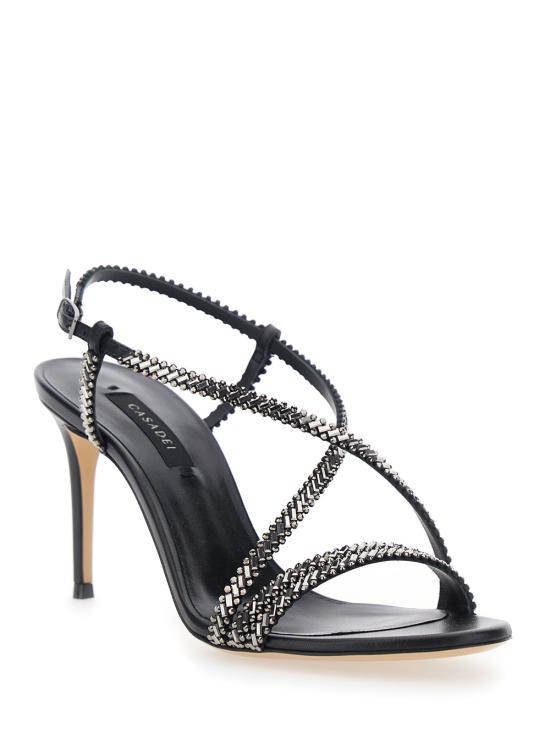 26SS 카사데이 샌들 1L438B0801C2953B176 Black - CASADEI