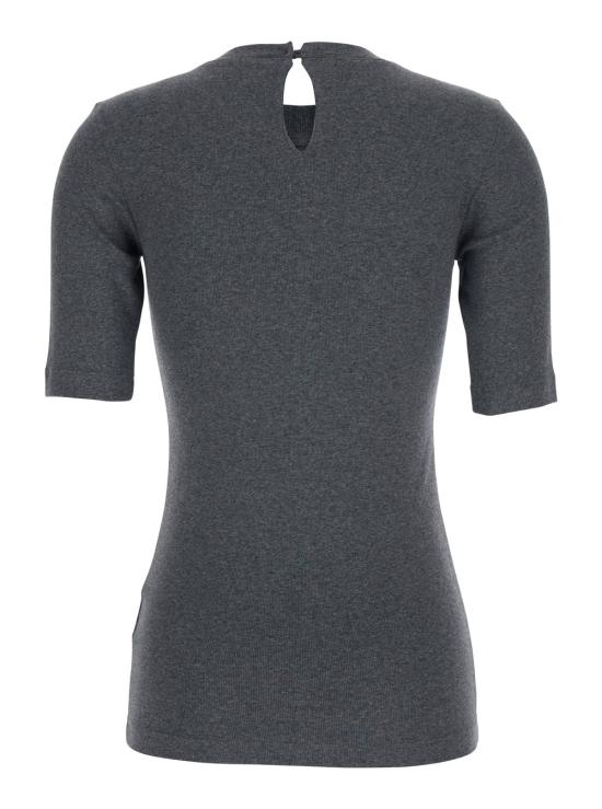 26SS 브루넬로 쿠치넬리 코튼 티셔츠 M0TC8BJ310CV563 Grey - BRUNELLO CUCINELLI