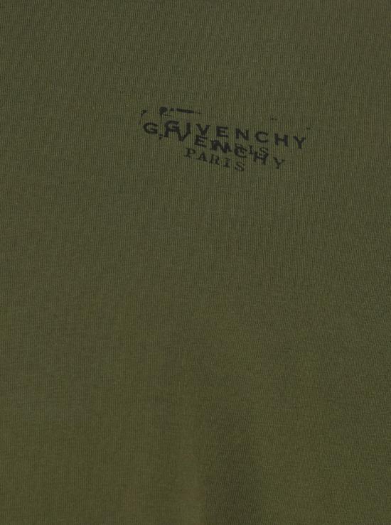 26SS 지방시 반팔 티셔츠 BM71NK3YSA305 Green - GIVENCHY