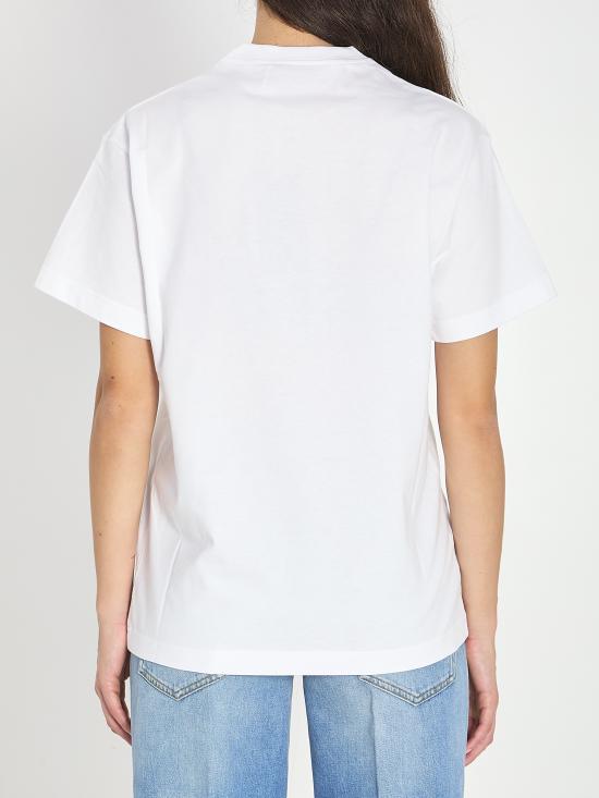 26SS 구찌 로고 코튼 저지 반팔 티셔츠 837959 WHITE - GUCCI