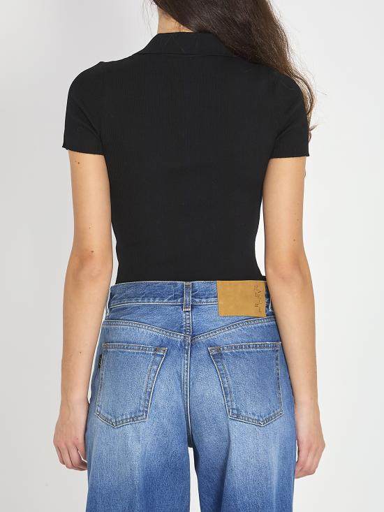 26SS 막스마라 폴로 티셔츠 2611361171600 BLACK - MAX MARA