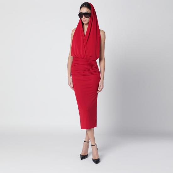26SS 안다마네 롱 원피스 T190151ATJP073 Red