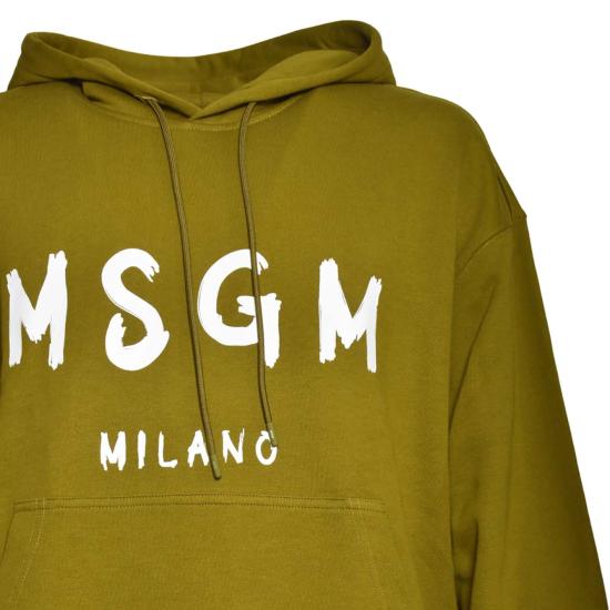 25FW 엠에스지엠 긴팔 티셔츠 3940MM515257799 38 Green - MSGM