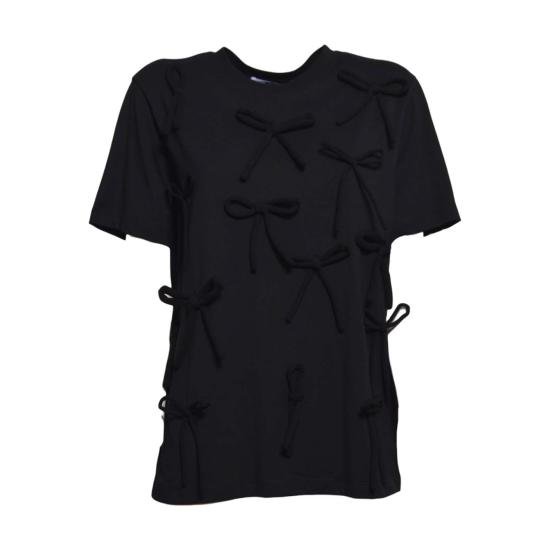 25FW 엠에스지엠 반팔 티셔츠 3941MDM82257798 99 Black