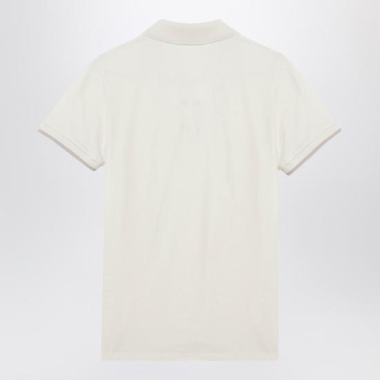 26SS 몽클레어 로고 패치 코튼 피케 폴로 셔츠 8A0000484720 White - MONCLER