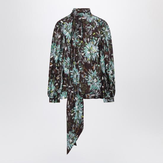 26SS 구찌 블라우스 854520ZAU00 Green - GUCCI