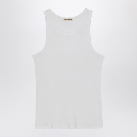 26SS JW앤더슨 민소매 티셔츠 JO0291PG1904 White