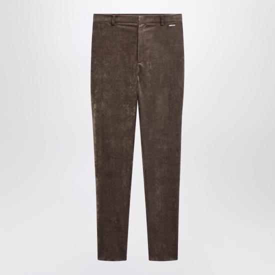 26SS 구찌 스트레치 벨벳 레깅스 854586ZAUG7 Brown