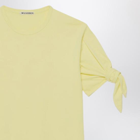 26SS JW앤더슨 반팔 티셔츠 JT0299PG1937 Yellow - JW ANDERSON