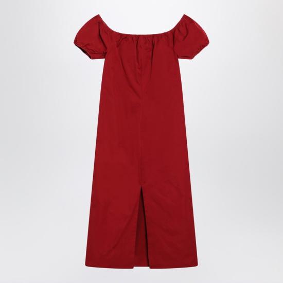 26SS 미우미우 미디 원피스 MF6183OOO1BMS Red - MIU MIU