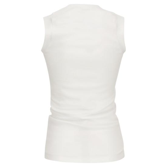  브루넬로 쿠치넬리 민소매 티셔츠 M0TC8EL672 WHITE - BRUNELLO CUCINELLI