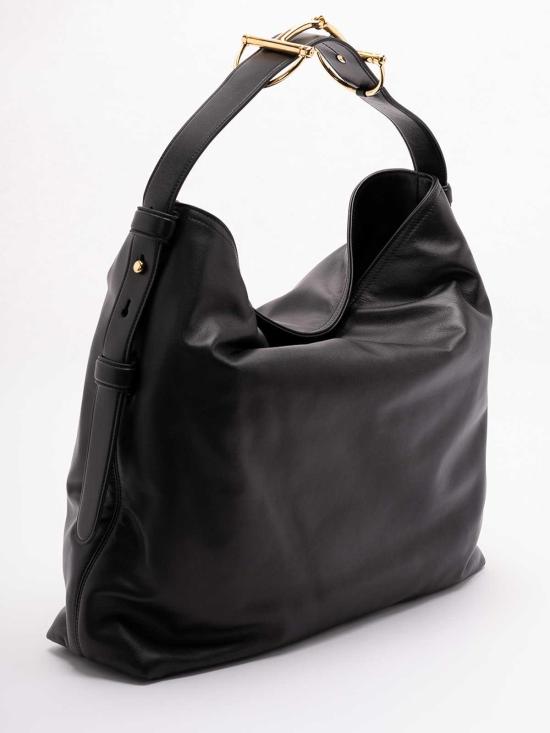 25FW 구찌 베아트릭스 레더 라지 토트백 850546AAFK41000 Black - GUCCI