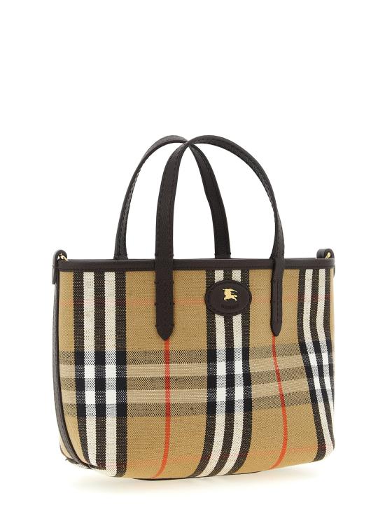 26SS 버버리 미니 리버시블 블룸즈버리 토트백 8119627PEATSAND - BURBERRY