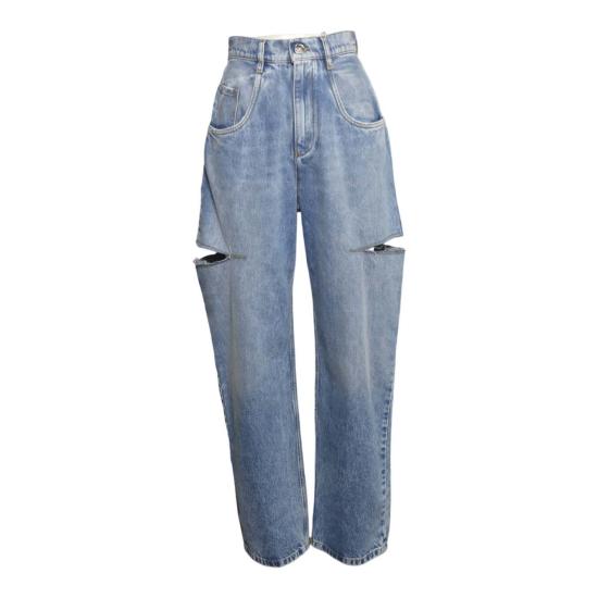 26SS 마르지엘라 코인 슬래쉬 디테일 진 S51LA0051S30513 470 Denim