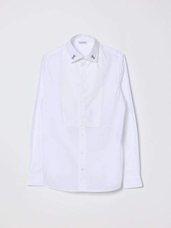 26SS [키즈] 돌체앤가바나 셔츠 L44S63FU5HW W0800 Ivory