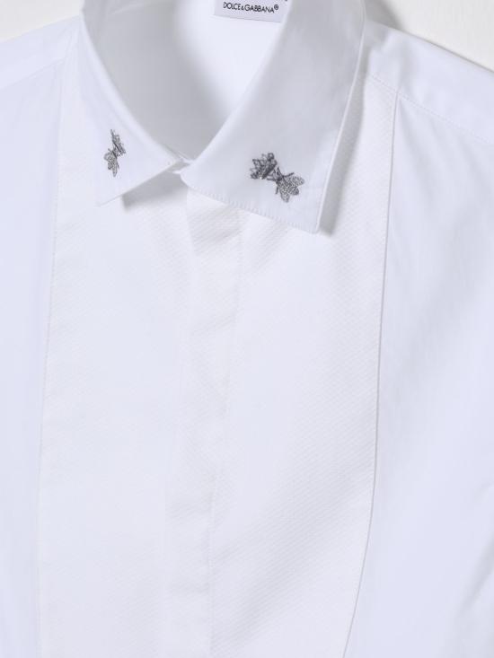 26SS [키즈] 돌체앤가바나 셔츠 L44S63FU5HW W0800 Ivory - DOLCE & GABBANA