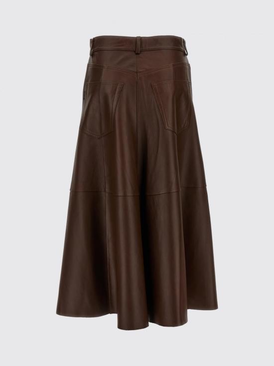 25FW 하이쿠레 스커트 HEW08091PL002TP C0039 Brown - HAIKURE