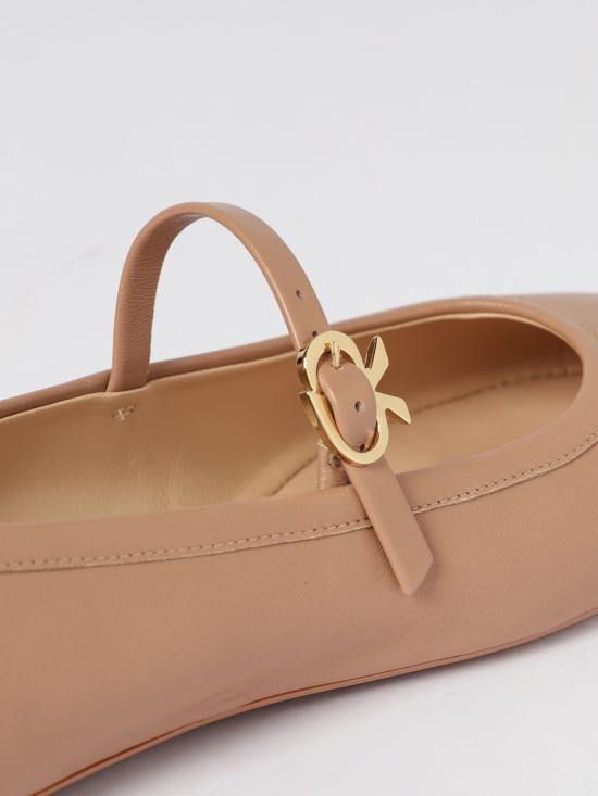 26SS 지안비토로시 플랫 슈즈 G2222305GOMNAP PRAL Pink - GIANVITO ROSSI