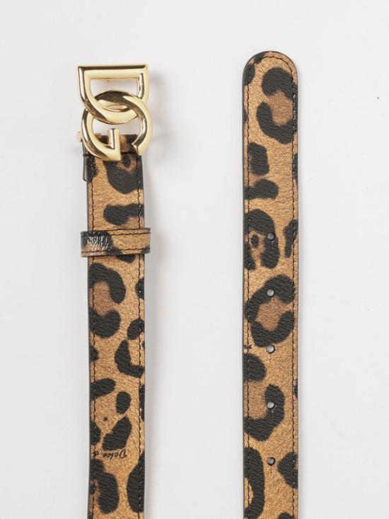 26SS [키즈] 돌체앤가바나 가죽 벨트 EE0068AW384 HYNBM Multicolor - DOLCE & GABBANA