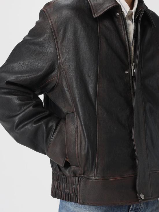 26SS 골든구스 가죽 자켓 GMP02531P002301 40249 Burnt - GOLDEN GOOSE