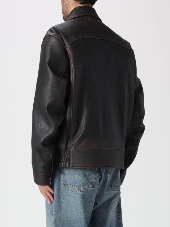 26SS 골든구스 가죽 자켓 GMP02531P002301 40249 Burnt - GOLDEN GOOSE