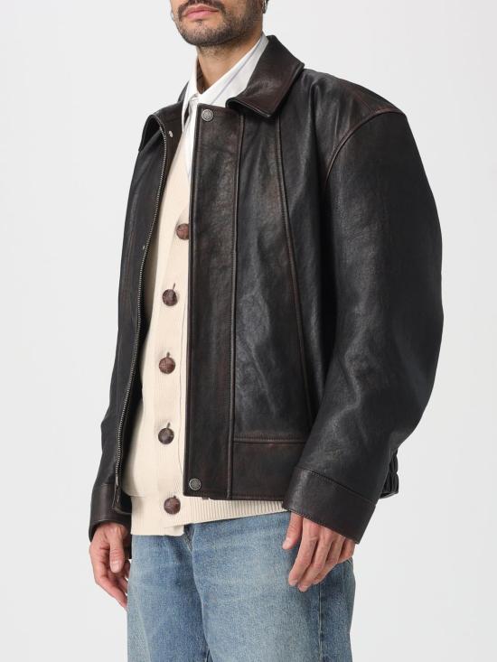 26SS 골든구스 가죽 자켓 GMP02531P002301 40249 Burnt - GOLDEN GOOSE