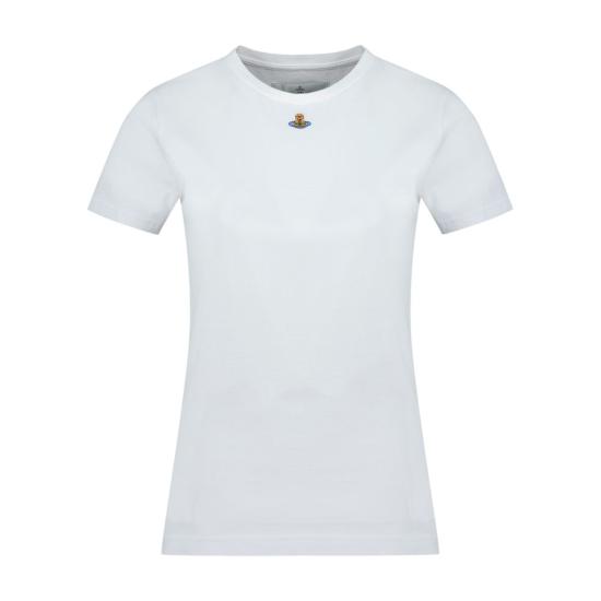 26SS 비비안웨스트우드 PERU 페루 ORB 반팔 티셔츠 3G010017 J001M A401 white