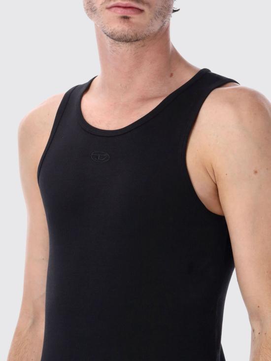 26SS 디젤 반팔 티셔츠 A215600JEAI 9XX Black - DIESEL