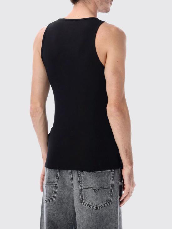 26SS 디젤 반팔 티셔츠 A215600JEAI 9XX Black - DIESEL