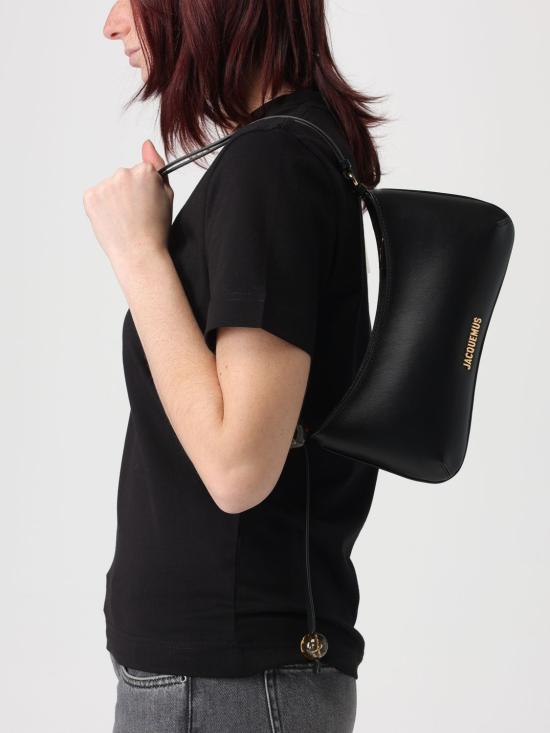26SS 자크뮈스 비쥬 펄 숄더백 BAW00057AC01C01 990 Black - JACQUEMUS