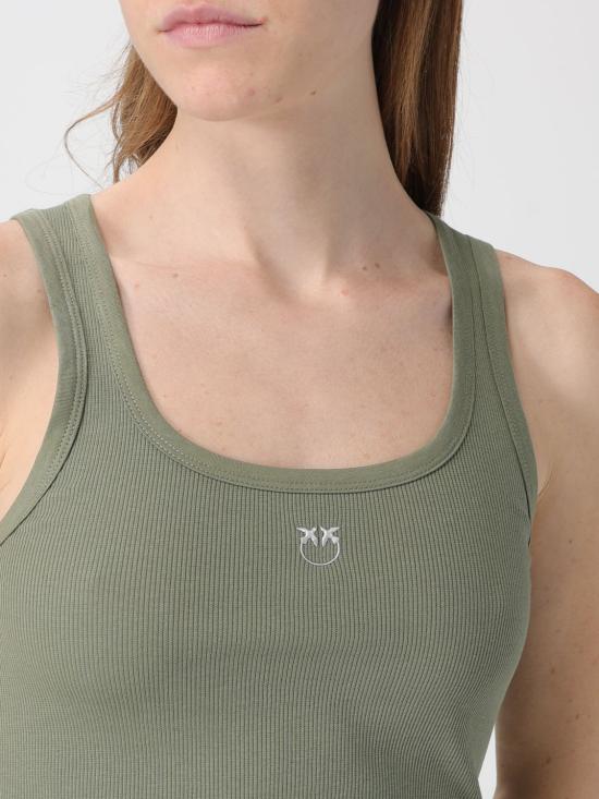 26SS 핑코 민소매 티셔츠 100807A338 U84 Green - PINKO