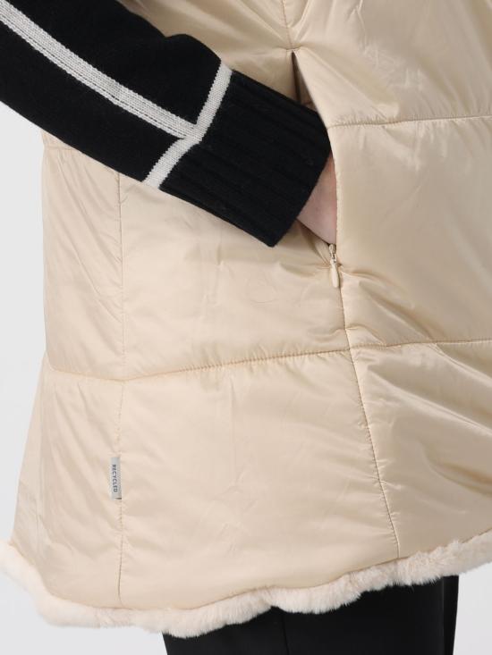 25FW 세이브더덕 Nives 퍼 베스트 D82493WFURY21 40034 Beige - SAVE THE DUCK